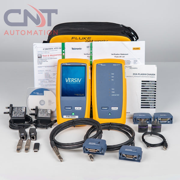 Fluke Networks Versiv2 DSX-5000 Cable Analyzer With Versiv 2 Remote *Calibrated*