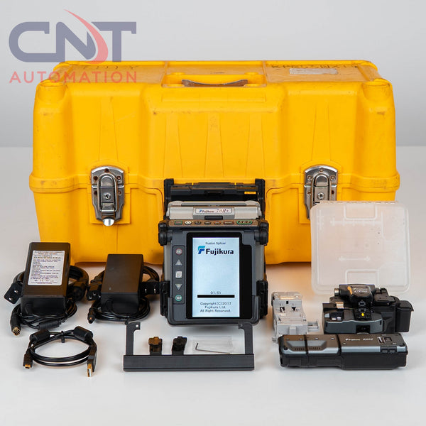 AFL Fujikura 70R+ SM MM Handheld Mass Ribbon Fusion Splicer w/ CT50 Fiber Cleaver