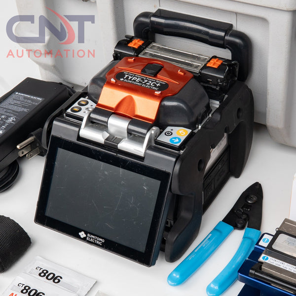 Sumitomo Type-72C+ High Definition Core Aligning Fusion Splicer W/ FC-6+ Cleaver