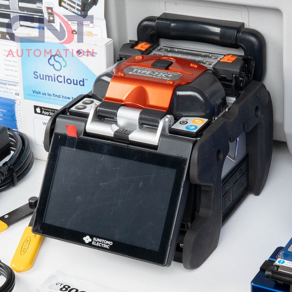 Sumitomo Type-72C+ High Definition Core Aligning Fusion Splicer with FC-6+ Fiber Cleaver