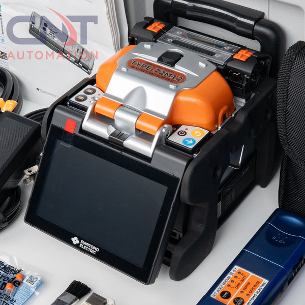 Sumitomo Type-72M12 Fiber Fusion Splicer W/ FC-6RM Cleaver, JR-6+ Jacket Remover