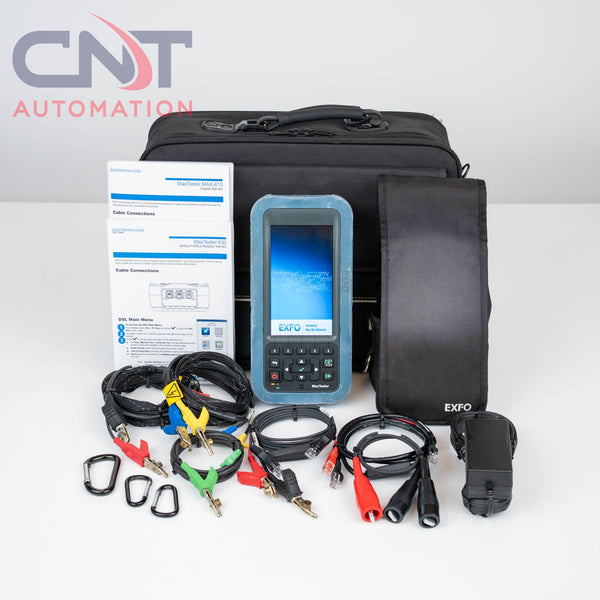 EXFO MaxTester MAX-635-V2XAA Copper DSL VDSL2 Broadband Tester W/ Test Leads
