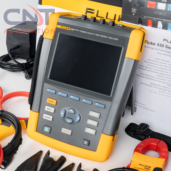 Fluke 435 Series II Three-Phase Power Quality & Energy Analyzer w/ Current Probes