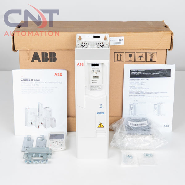 ABB ACH580-01-06A1-6 HVAC VFD Drive w/ OY ACH-AP-H Control Panel ACH580 Series