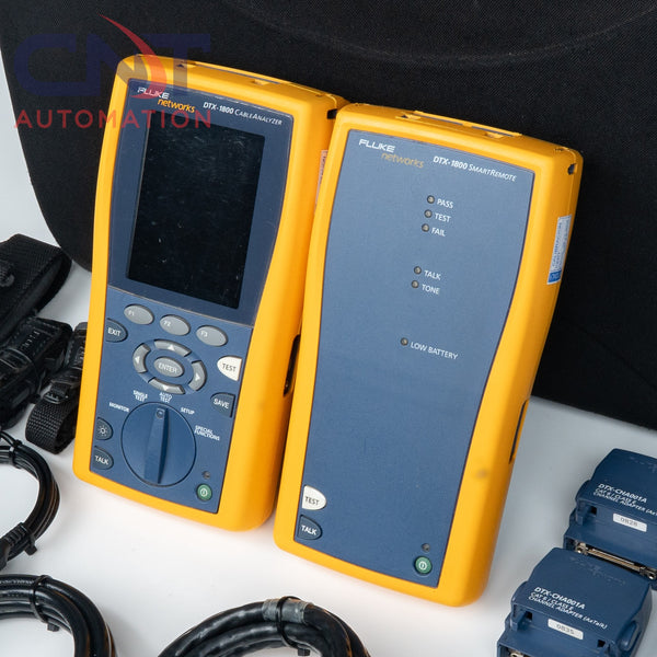 Fluke Networks DTX-1800 w/ DTX-OTDR Fiber OTDR CAT6 CableAnalyzer Kit