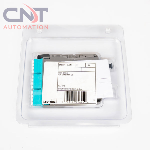 Leviton 31LM1-ANN HDX 12F OM3 MTP-LC Method A Fiber Optic Cassette Module