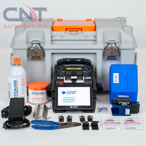 Sumitomo T-56+ Core Alignment Fusion Splicer Fiber Optic Splicer w/ FC-6+ Cleaver