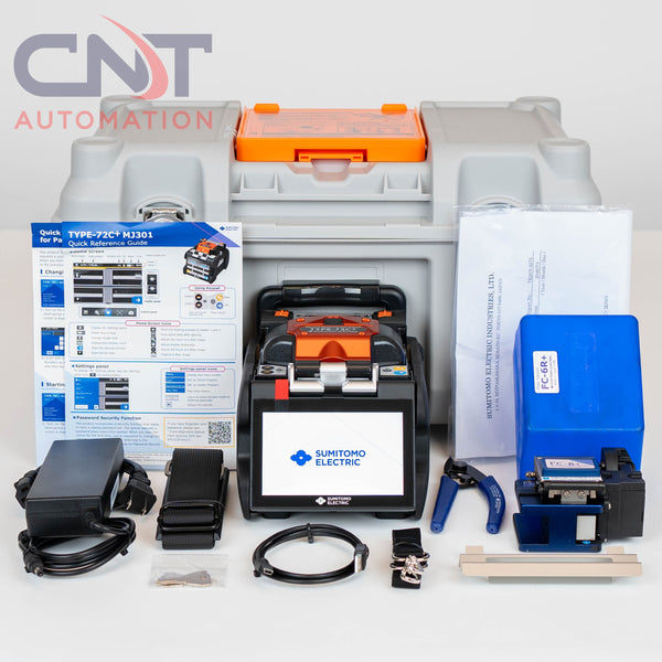 Sumitomo Type-72C+ High Definition Core Aligning Fusion Splicer w/ FC-6+ Cleaver