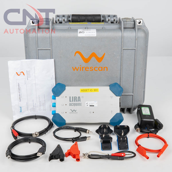 Wirescan LIRA Acquire Cable Diagnostic Data Acquisition Handheld Portable Tool