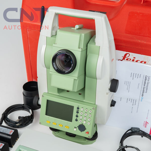 Leica TS06 2” Total Station With FlexField Plus PinPoint R400 Survey Instrument