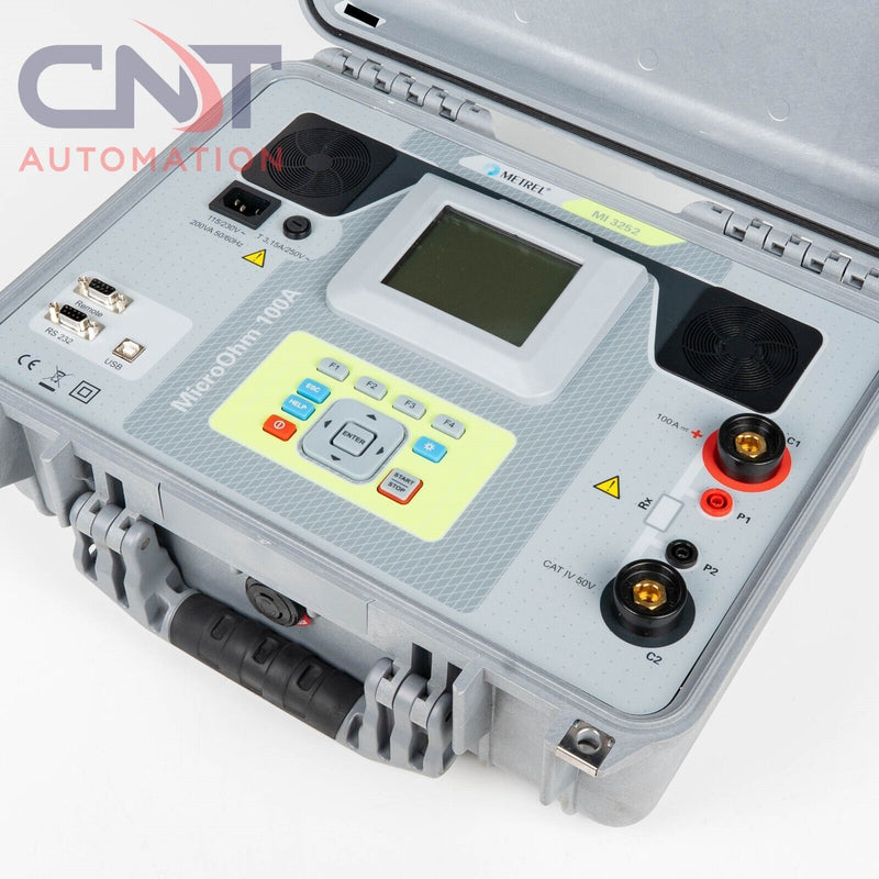 Metrel MI 3252 MicroOhm 100A Portable Low Resistance Ohmmeter