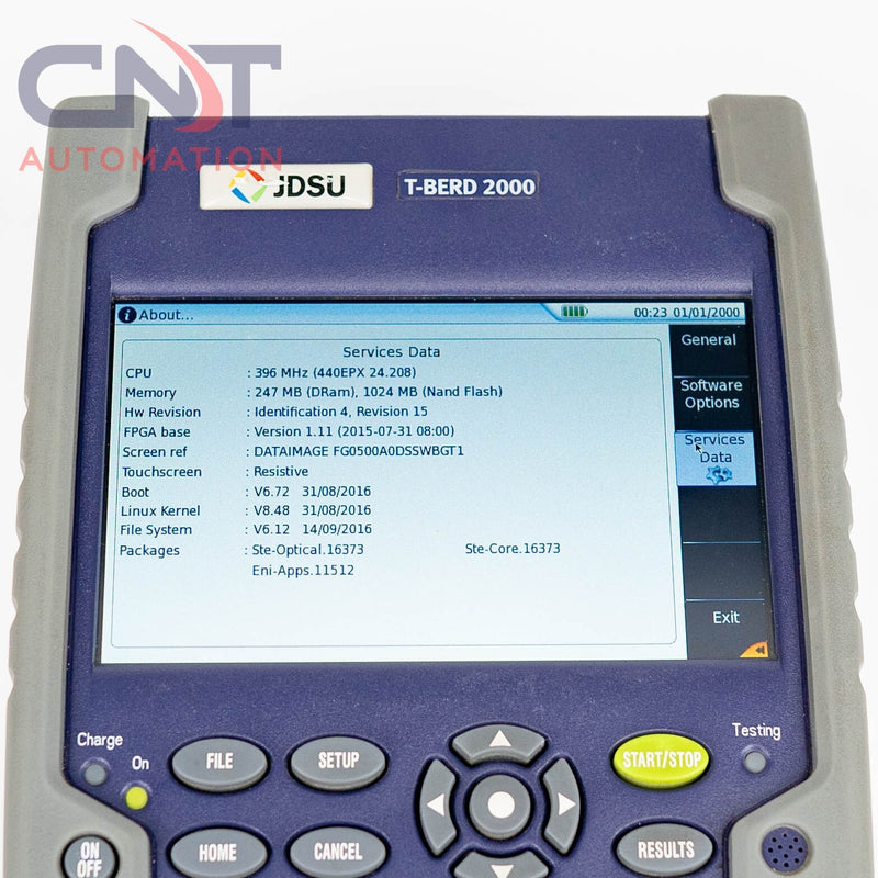 JDSU Viavi T-BERD MTS 2000 4146 QUAD Handheld OTDR Modular Test Platform