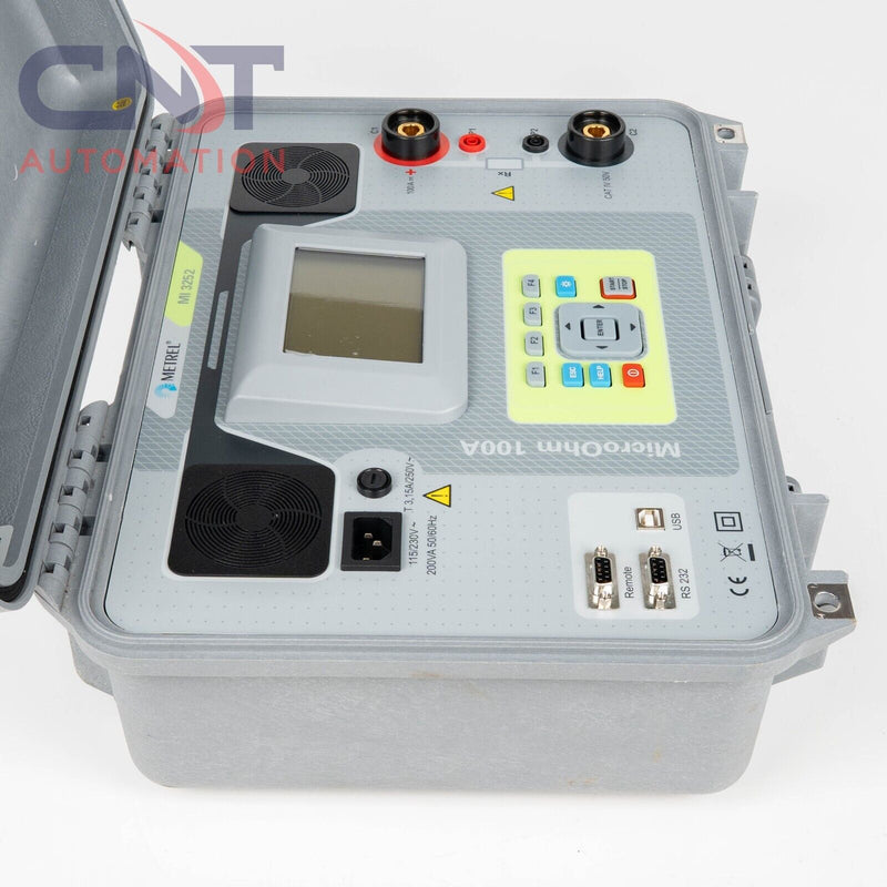 Metrel MI 3252 MicroOhm 100A Portable Low Resistance Ohmmeter