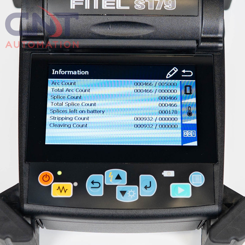 FITEL S179A Hand Held Core Alignment Fiber Fusion Splicer W/ Fitel S326 Cleaver