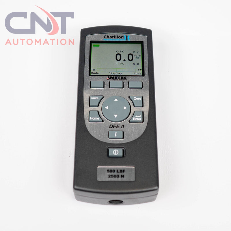 Ametek Chatillon DFE2 II Series 500LBF 2500N Digital Force Gauge Scale DFE III