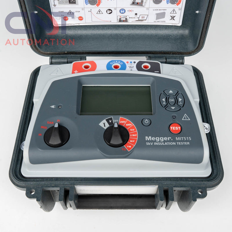Megger MIT515 5 kV Diagnostic Insulation Resistance Tester 5000V 10TΩ CAT IV