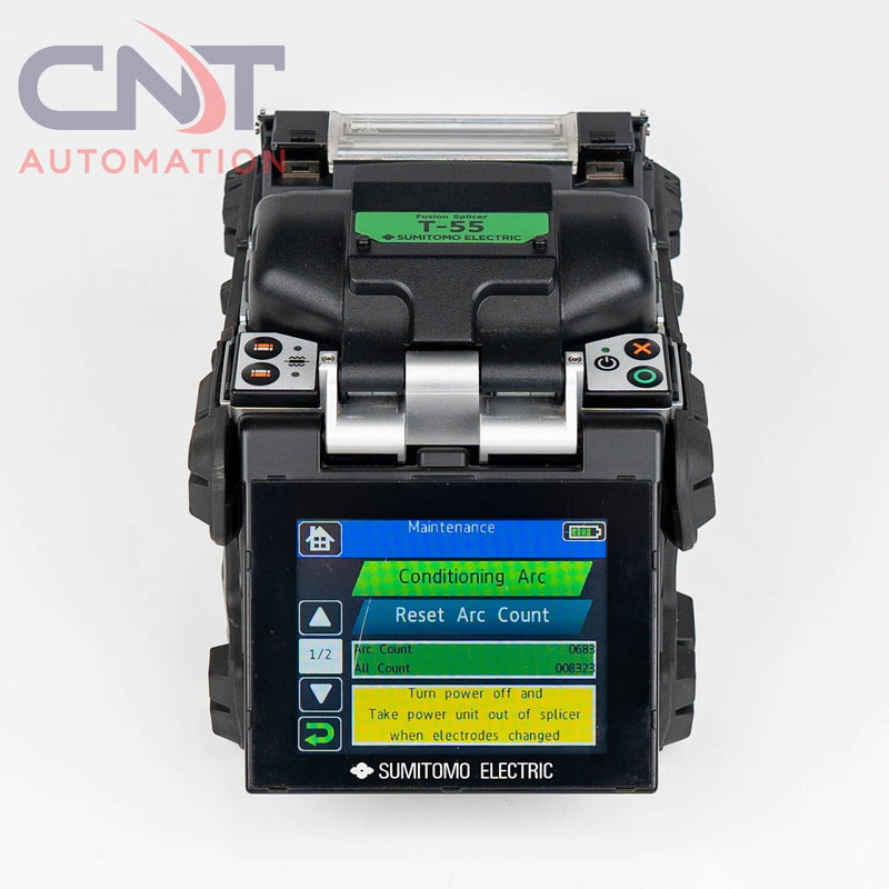 Sumitomo T-55 Core Alignment Automatic Adaptive Fusion Splicer W/ FC-6RS Cleaver