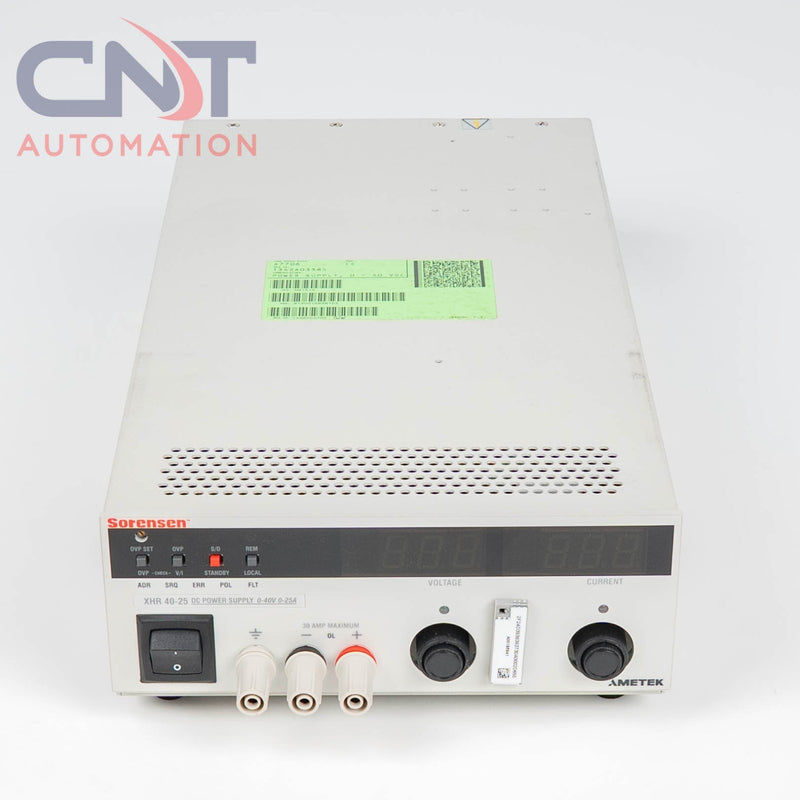 Ametek / Sorensen / Xantrex XHR 40-25 Programmable DC Power Supply, 0 to 40 Vdc