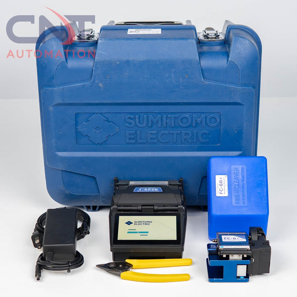 Sumitomo T502S Elite Active Clad Alignment Fusion Splicer & FC-6+ Fiber Cleaver