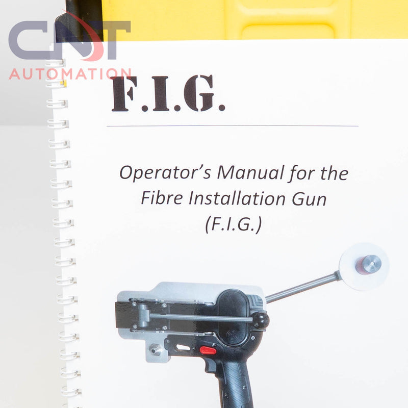 Fiber Installation Gun F.I.G Handheld Cordless Air Blown Microfibre