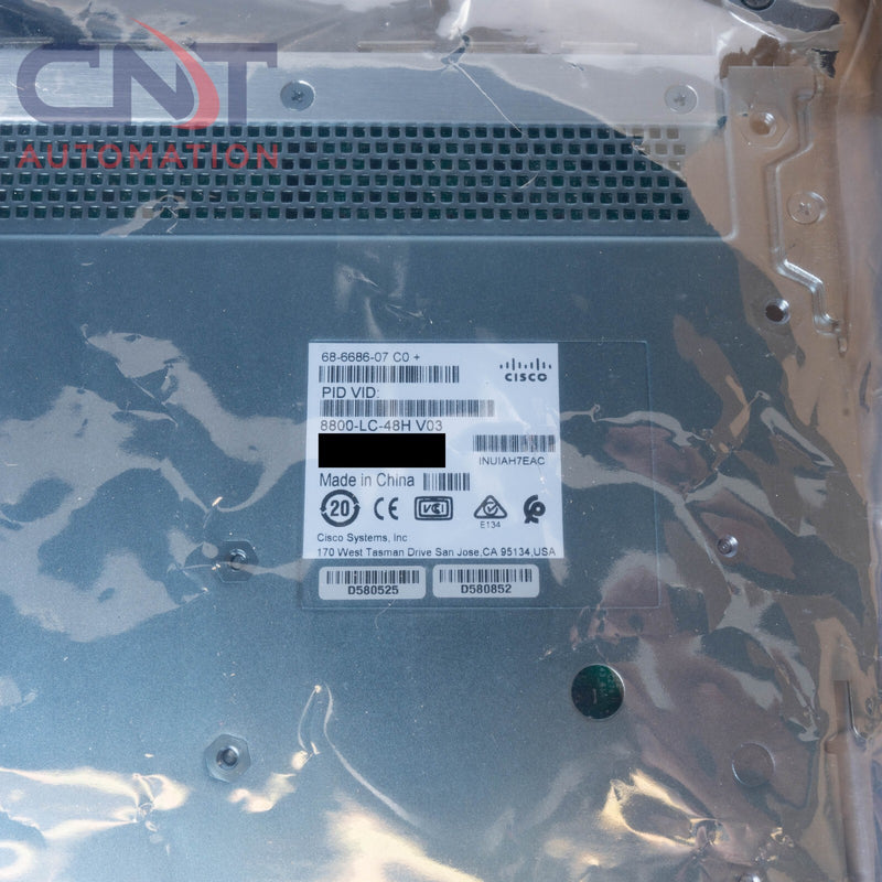 Cisco 8800-LC-48H Router V03 48x100GE 4.8Tbps Bandwidth NEW! 8800 Lc 48H 100GE