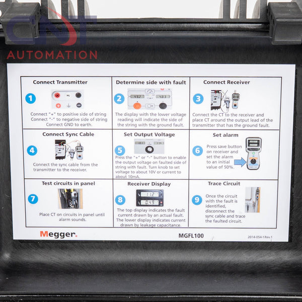 Megger MGFL100 Battery Ground Fault Locator