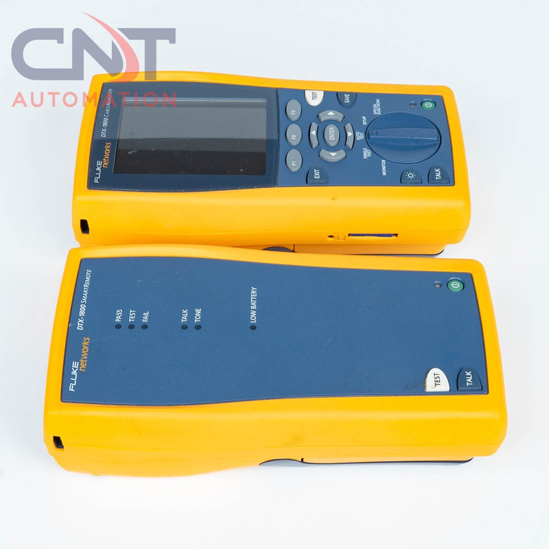 Fluke Networks DTX-1800 Cable Analyzer Tester With DTX-1800 Smart Remote