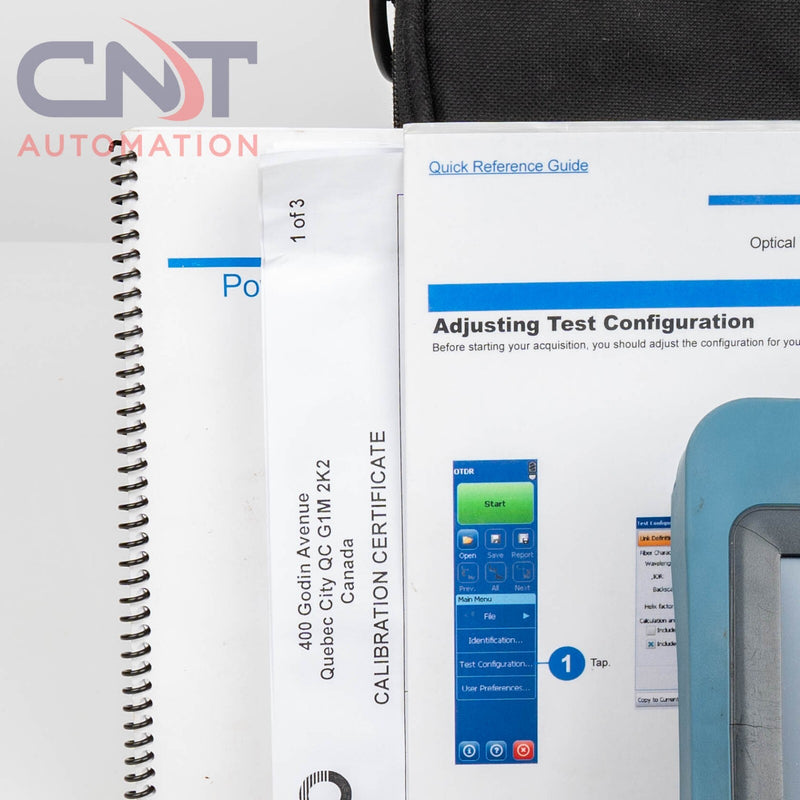 Exfo MaxTester 730C OTDR 1310nm 1550nm MAX-730C-SM1-EA PM-MAX-2X