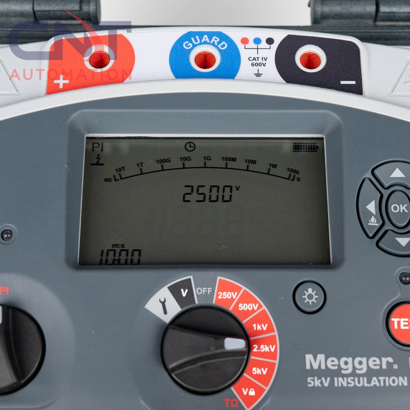 Megger MIT515 5 kV Diagnostic Insulation Resistance Tester 5000V 10TΩ CAT IV