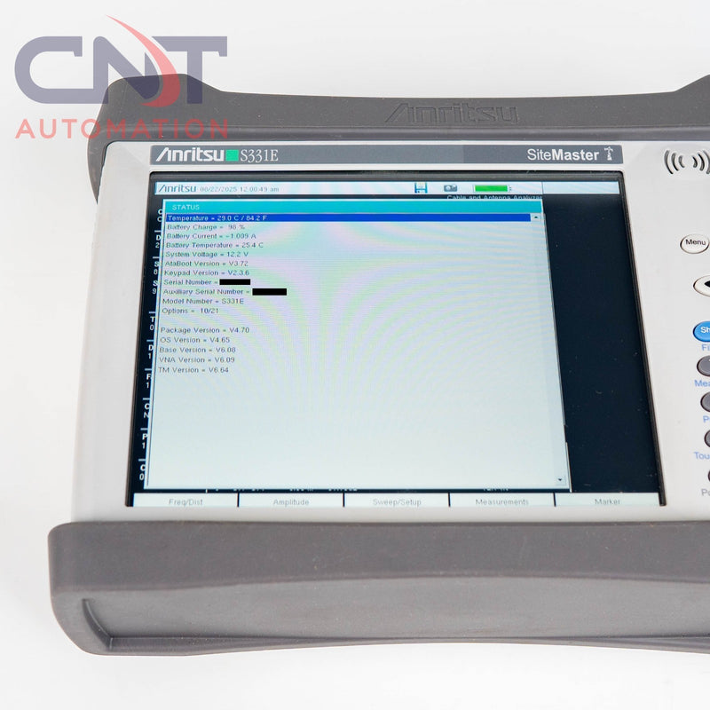 Anritsu S331E Site Master Compact Cable & Antenna Analyzer W/ Calibration Kit