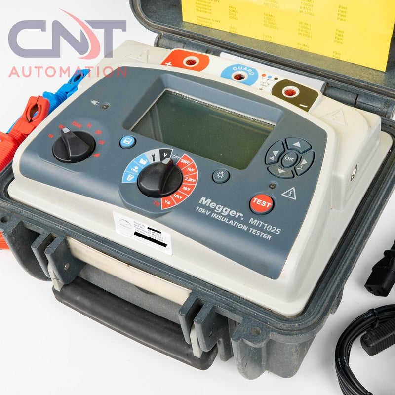 Megger MIT1025 10 kV Diagnostic Insulation Resistance Tester