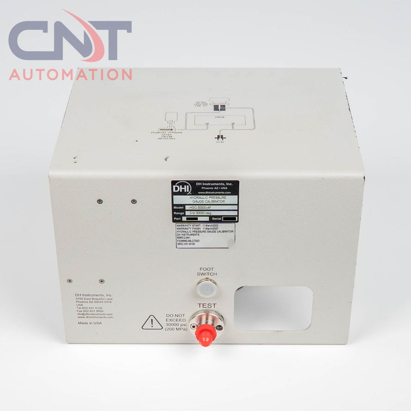 HGC-30000-AF Hydraulic Gauge Calibrator W/ RPM3/HPMS Reference Pressure Monitor
