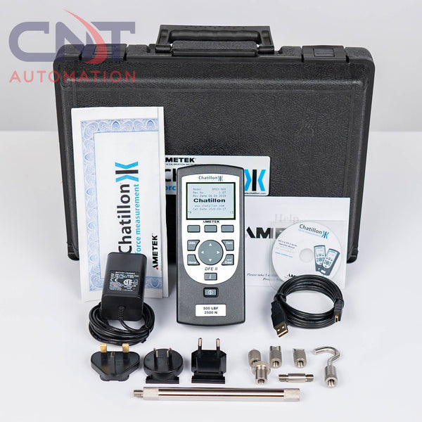 Ametek Chatillon DFE2 II Series 500LBF 2500N Digital Force Gauge Scale DFE III