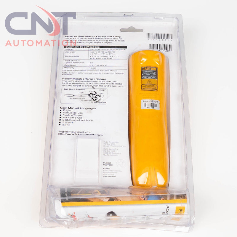 Fluke 61 Mini Handheld Infrared Thermometer