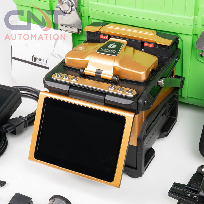 INNO View 8+ SM MM Core Alignment Fiber Fusion Splicer w/ V11 Fiber Cleaver