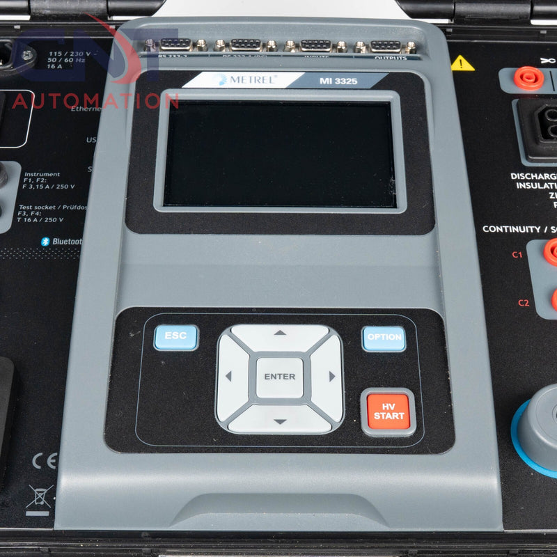 Metrel MI 3325 MultiServicerXD Continutity Insulation RCD Tester Certifier