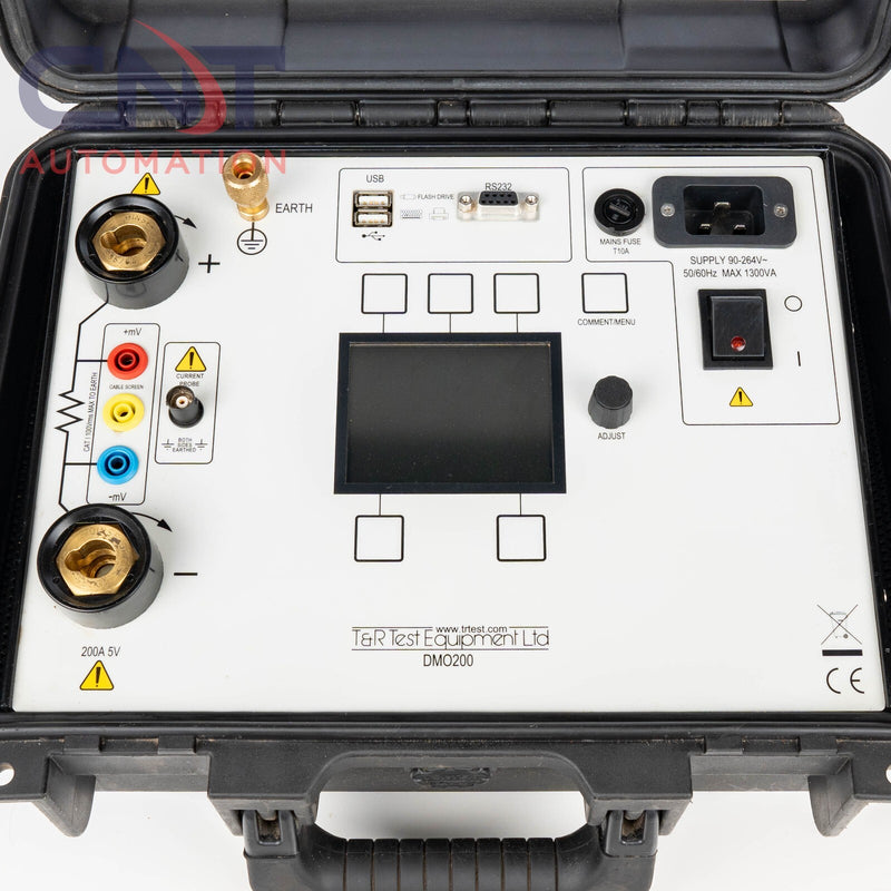 T&R Test Equipment DMO200 High Current Digital Micro-Ohmmeter