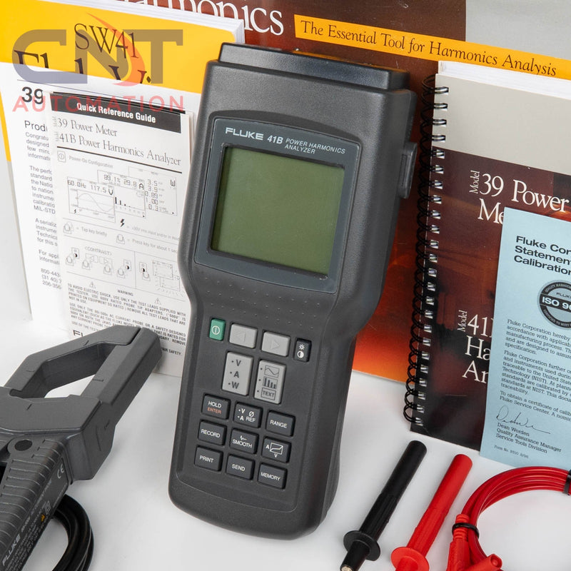 Fluke 41B Portable Harmonics Analyzer for Power Quality Measurement