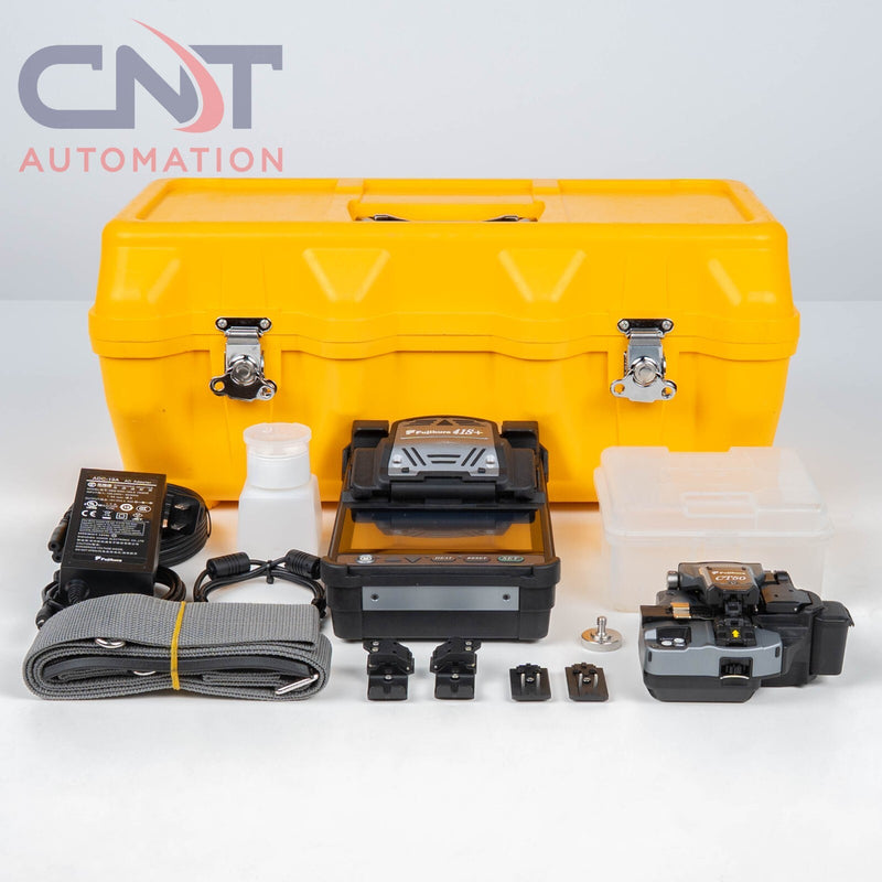 Fujikura 41S+ Clad Alignment Fiber Fusion Splicer With CT-50 Fiber Optic Cleaver