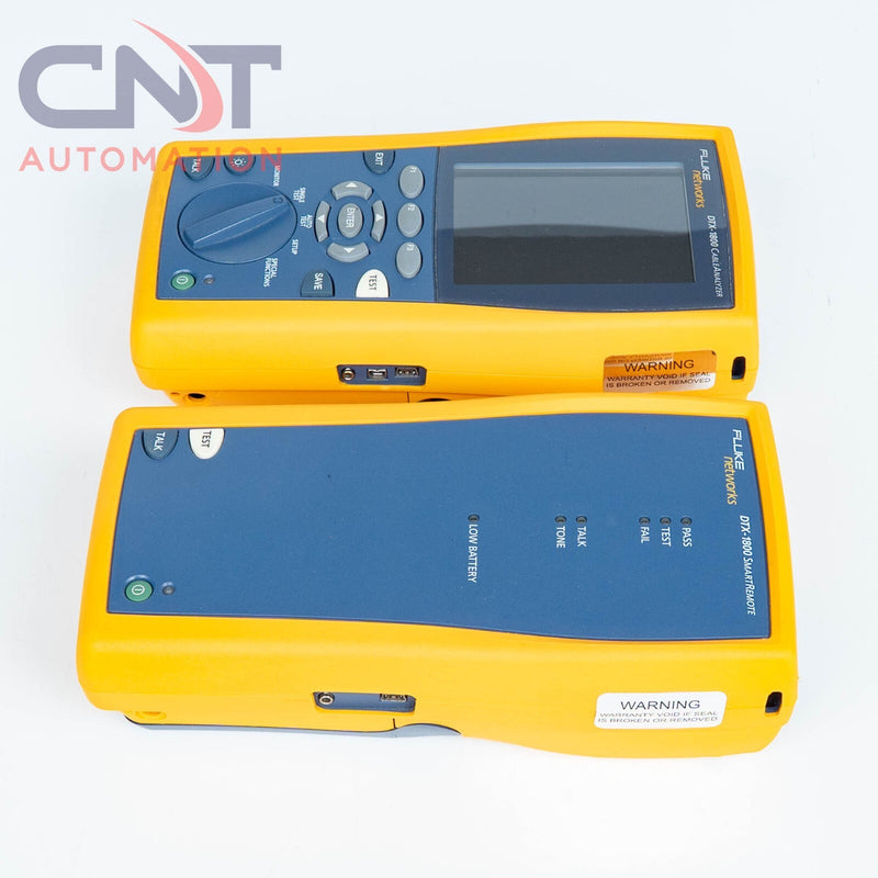 Fluke Networks DTX-1800 DTX Cable Analyzer & Smart Remote W/ DTX-SFM & DTX-MFM