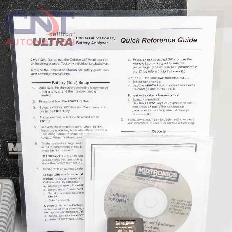 Franklin Grid Midtronics Celltron Ultra CTU-6000 Universal Battery Analyzer