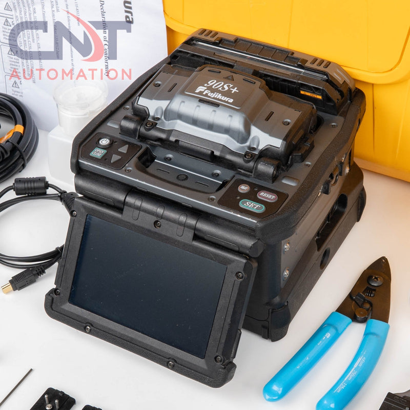 AFL Fujikura 90S+ SM MM Core Alignment Fiber Fusion Splicer With CT-50 Cleaver