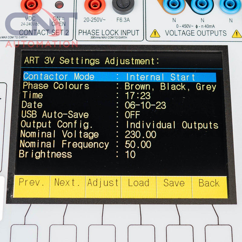 T&R Test Equipment ART3V 3 Phase Voltage And Frequency Relay Test System