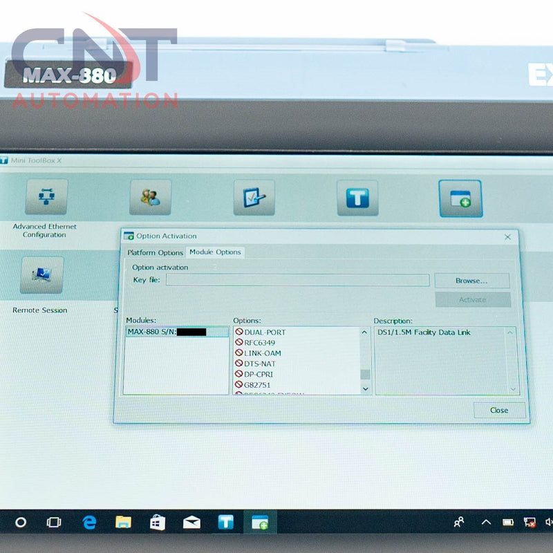 EXFO MAX-880 MAX-V2-S1-64G PDH SDH Sonet 52M GigE Ethernet And Transport Tester