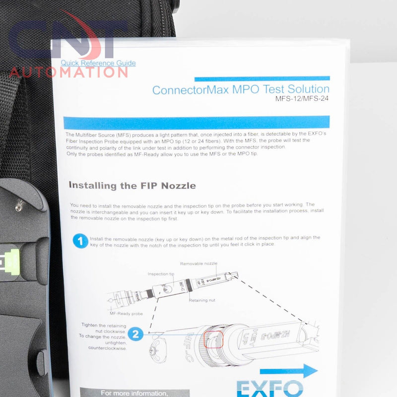 EXFO MFS-24 Multifiber Source ConnectorMax MPO Inspection W/ FIPT-400-MF-MPO UPC