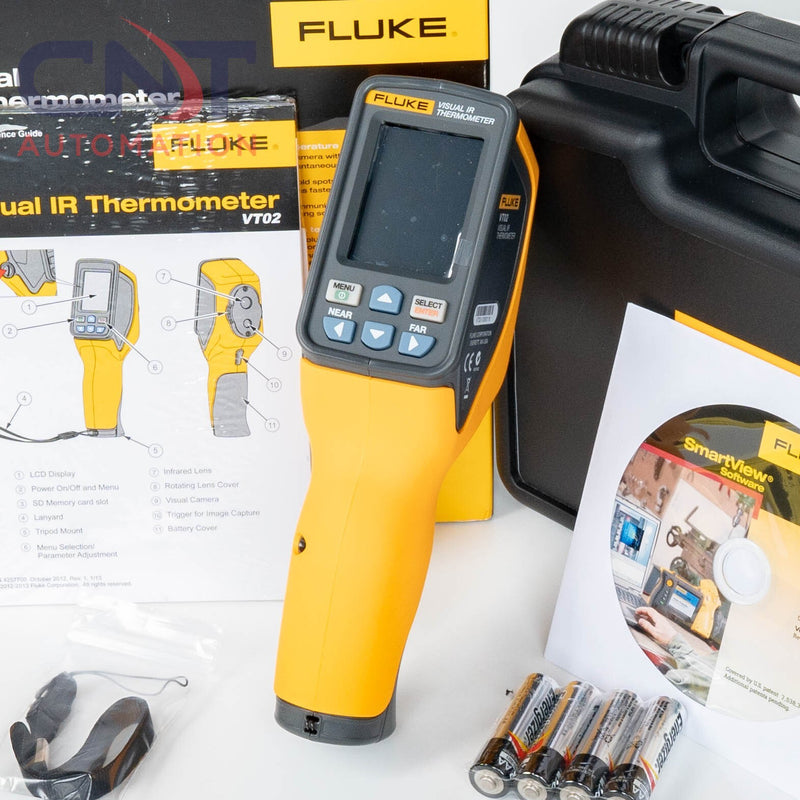 Fluke VT02 Visual Imaging Infrared IR Handheld Thermometer VT Series