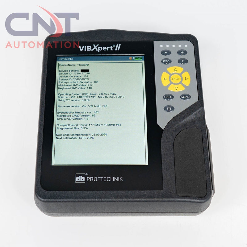 Pruftechnik VibXpert II Vibration Analyzer Data Collector With Omnitrend License