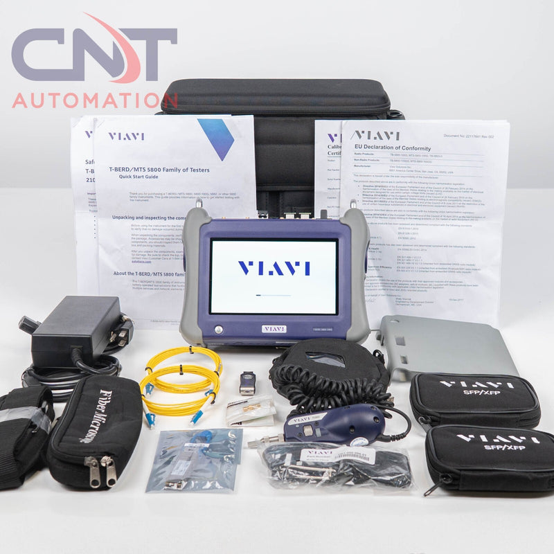 VIAVI T-BERD 5800-100G Dual Port All-in-one Network & Fiber Tester W/Microscope