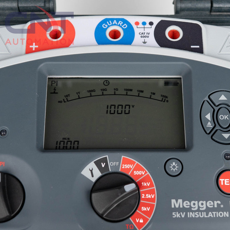 Megger MIT515 5 kV Diagnostic Insulation Resistance Tester 5000V 10TΩ CAT IV
