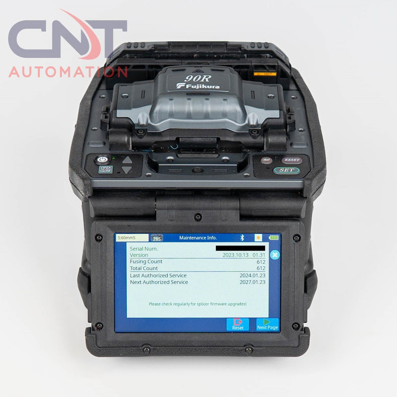 AFL Fujikura 90R Mass Ribbon Fusion Splicer W/ CT-50 Cleaver & Fiber Stripper